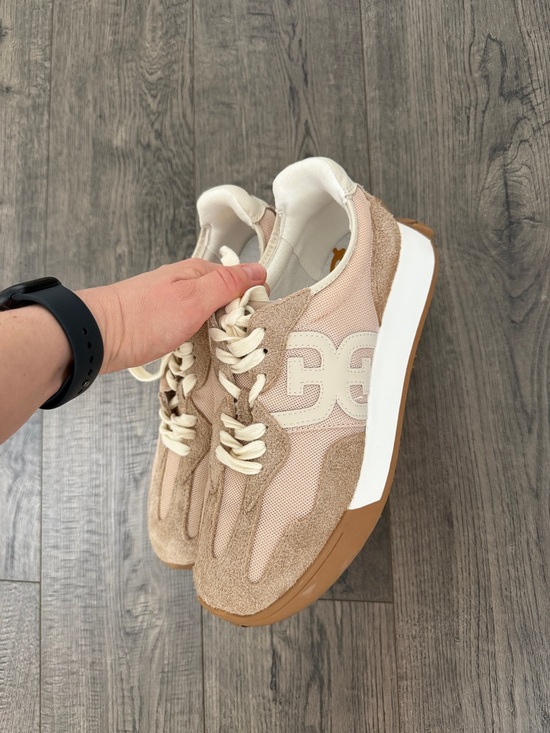 Sam Edelman Langley3 Beige/Tan Mash Suede Sneakers 8.5 M - Picture 10 of 12